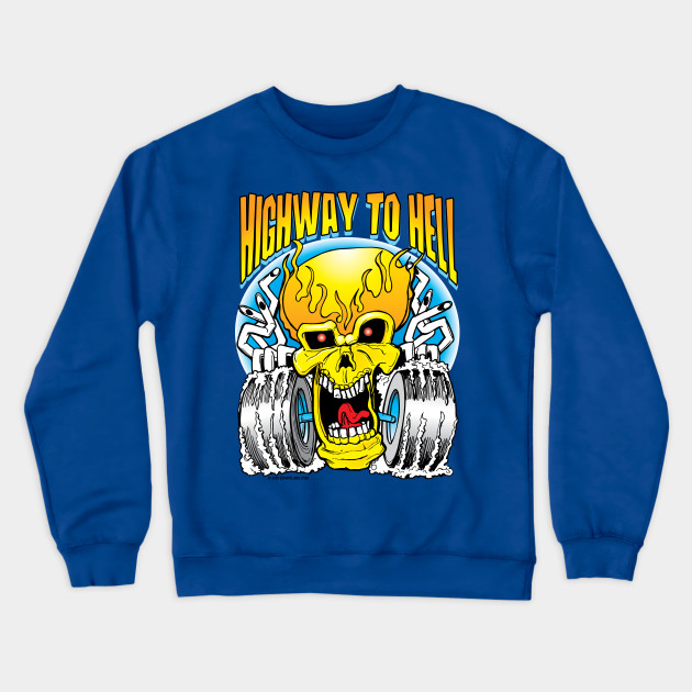 Highway to Hell Skull on Wheels